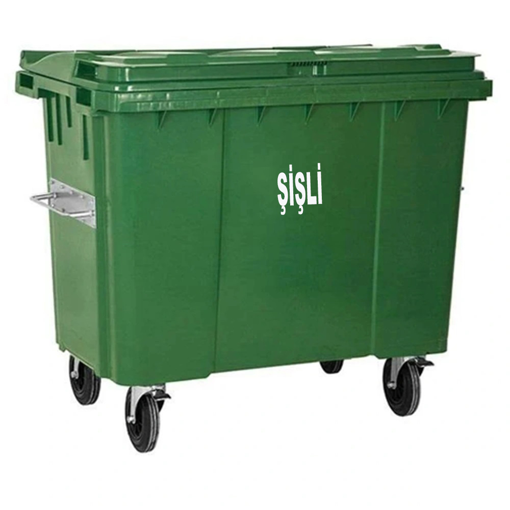 Şişli 660 Litre Plastik Çöp Konteyneri